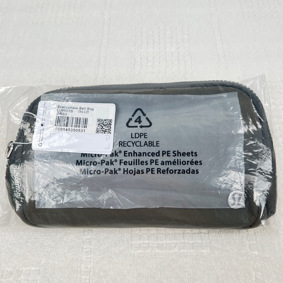 NWT Lululemon Everywhere Belt Bag (1L) - Grey Sage - Picture 6 of 6